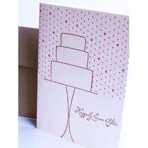  deluce design happily ever after wedding letterpress greeting card 