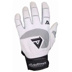  Akadema BTG450 Grey Professional Batting Gloves WHITE/GREY 