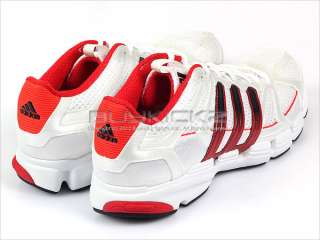 Adidas Soltec 2 M White/Light Scarlet Red Running Mesh 2012 3 Stripes 
