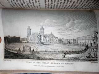 1825 MODERN TRAVELLER MEXICO GUATEMALA 1ST EDITN FOLDOUT MAP GEOGRAPHY 