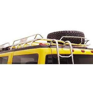   Rack with Tire Carrier   Stainless, for the 2004 Hummer H2: Automotive