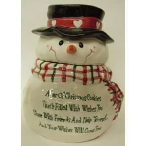  Snowman Cookie Jar Bella Casa By Ganz