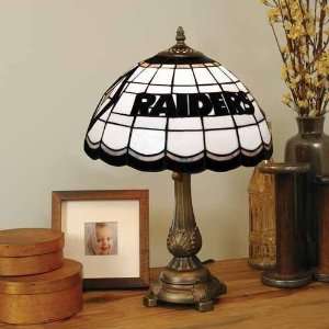  Oakland Raiders Stained Glass Tiffany Table Lamp: Sports 