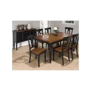  Jofran: Crowder Rectangle Dining Table: Black / Brown 