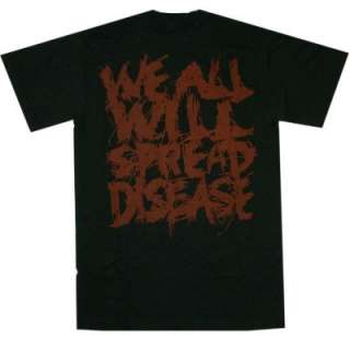 WHITECHAPEL All Spread Disease Ofcl SHIRT YL S T Shirt  