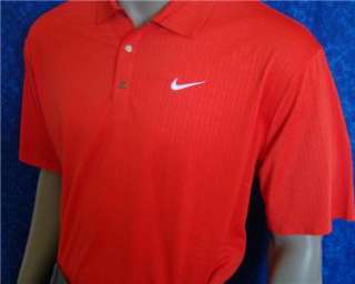 XL Nike Tiger Woods Platinum Matte Tour Golf Polo Shirt  