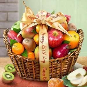Sweet Sunshine Happy Birthday Fruit Grocery & Gourmet Food