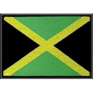 Jamaican Flag Woven Patch 3 x 5 Aprox.