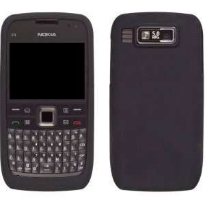   Black Silicone Gel Skin Case for Nokia E73: MP3 Players & Accessories