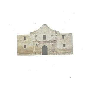  The Alamo Magnet Paper House Toys & Games