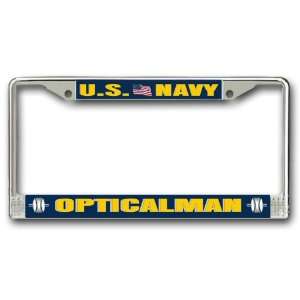  US Navy Opticalman License Plate Frame 