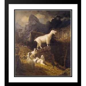  Bierstadt, Albert 20x22 Framed and Double Matted Rocky Mountain 