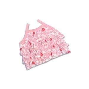  American Girl Doll Clothes Pink Ruffled Tank: Toys & Games