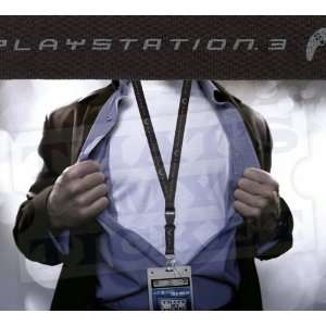  Playstation 3 (PS3) Lanyard Key Chain with Ticket Holder 
