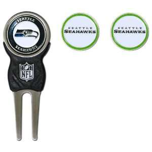  NFL Seattle Seahawks Signature Divot Tool and 2 Extra 