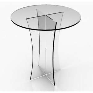  Clear Acrylic Table Ghost Plexiglass Table Desk: Office 