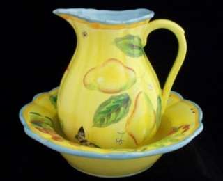 DEPARTMENT 56 SUMMER BOWL AND PITCHER  