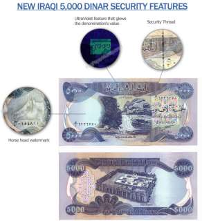 IRAQ 5000 Iraqi Dinar Money x 300 ONE HALF 1.5 MILLION  