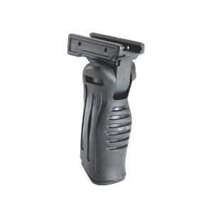 ATI Vertical Folding Fore Grip with Press Switch Notches Quick Detach 