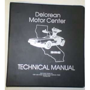  Delorean Technical Manual 3 Ring Binder 