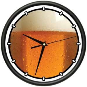 DRAFT BEER Wall Clock keg german beer beer snob beer lover 