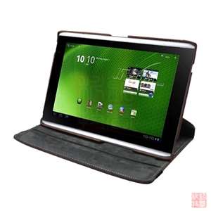   Rotating Leather Case Skin Cover w/Stand for Acer Iconia Tab A500 A501