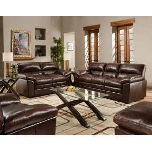 Soflex Leather 27086 Set Flint Furniture Sofa Set