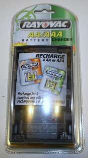 RAYOVAC AA/AAA BATTERY CHARGER   ITEM # PS1   BRAND NEW!  