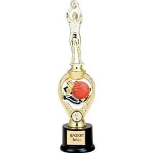  Basketball Trophies   Full Color Sports Awards with Action 