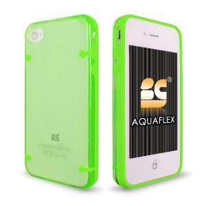  Clear Transparent Aquaflex   Bright Lime Green   Hard Case 
