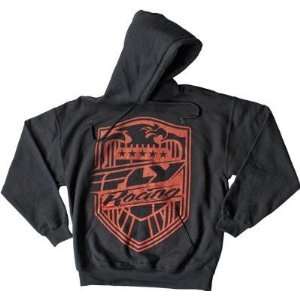  Fly Racing Squad Hoody, Black, Size Md, 354 0090M 