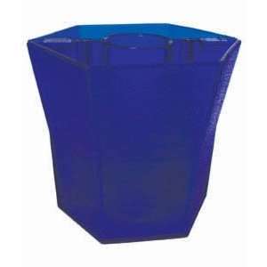   Table Umbrella Vases: Clear Seaport Blue 5 Patio, Lawn & Garden
