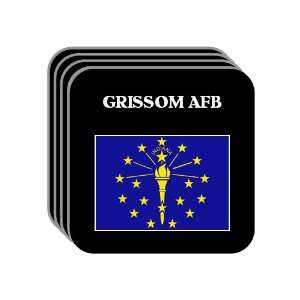  US State Flag   GRISSOM AFB, Indiana (IN) Set of 4 Mini 
