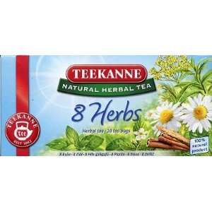 Teekanne 8 Herbs All Natural Herbal Tea  Grocery 