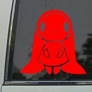  Chobits Digital Lady Red Decal Chii Truck Window Red 