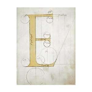 Letter E   Alphabet Forms and Proportions of Roman Capital Letters by 