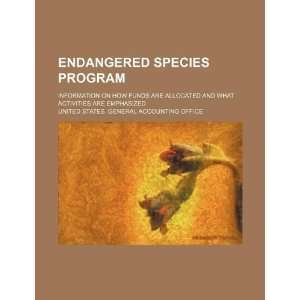  Endangered species program information on how funds are allocated 