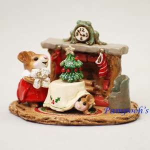 Wee Forest Folk Christmas Eve Mouse Figurine  
