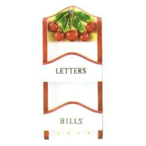  CHERRY Mail Letter Holder & Key Hooks *NEW* Office 