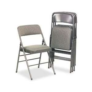   ® Deluxe Fabric Padded Seat and Back Folding Chair: Home & Kitchen