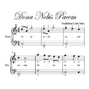    Dona Nobis Pacem Big Note Piano Sheet Music Christian Books