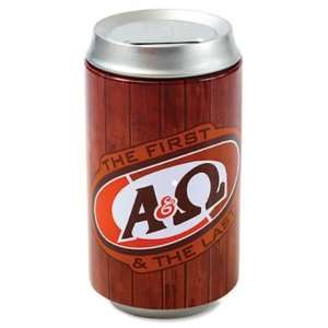   Bank   Resembles A&W Rootbeer Can   Alpha & Omega: Everything Else