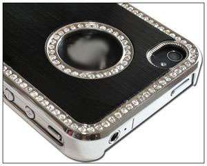  Rhinestone Hard Case Cover iPhone 4 4S full screen protector  