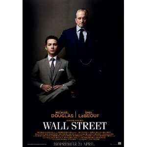  Wall Street Money Never Sleeps POSTER Movie Swedish 27x40 