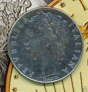 1976 L.100 R LIRE REPUBLICA ITALIANA ITALY COIN  