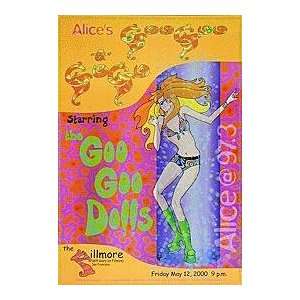  Goo Goo Dolls 2000 Fillmore Concert Poster