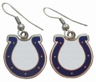 INDIANAPOLIS COLTS NFL LOGO EARRINGS  