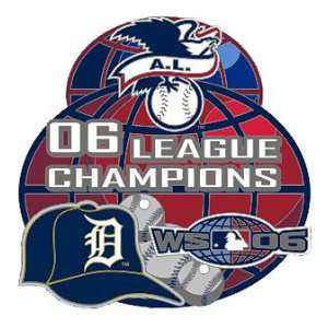   Detroit Tigers 2006 American League Champs Pin #3