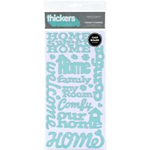 com Tenant Robins Egg Phrases Glossy Chipboard Thickers by American 