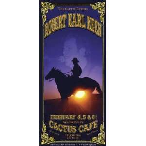  Robert Earl Keen Austin Texas Concert Poster MINT